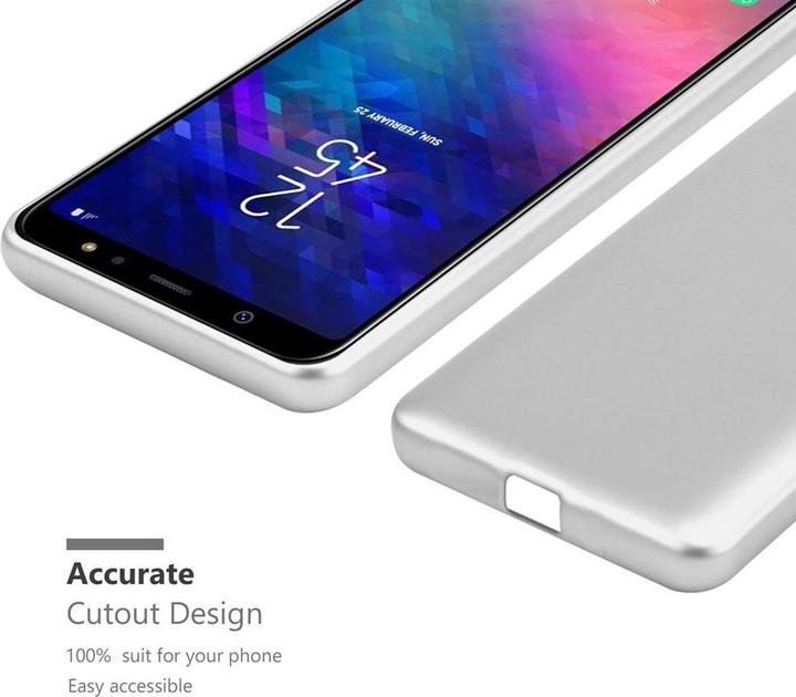 Image du produit Cadorabo Couverture métallique mate TPU (Samsung Galaxy J6 (2018))