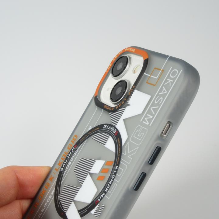 Produktbild PhoneLook Hülle MWK Cyber Grid Silikon mit MagSafe (Apple iPhone 15)