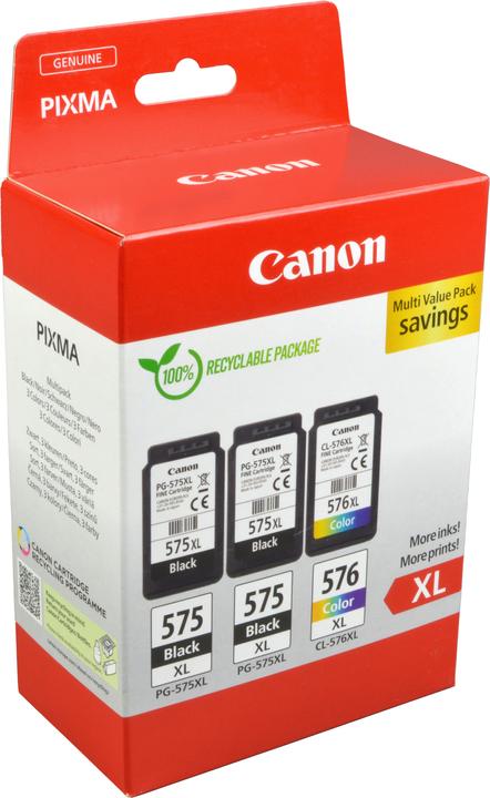 Actual product image Canon PG-575XLx2/CL-576XL (M, FC, C, Y)