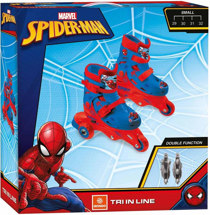 Actual product image Mondo Spiderman roller skates, size 29-32 (29, 30, 31, 32)