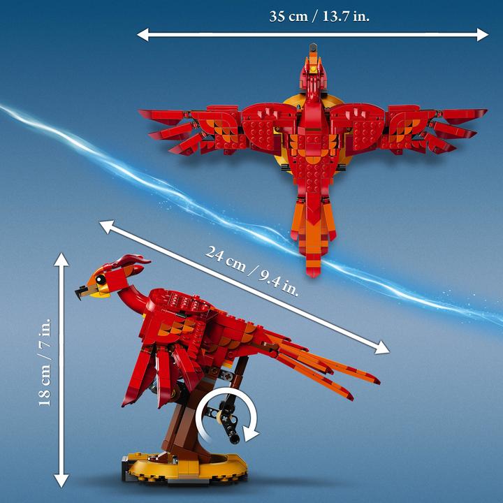 Produktbild LEGO Fawkes, Dumbledores Phönix (76394, LEGO Harry Potter, LEGO Seltene Sets)