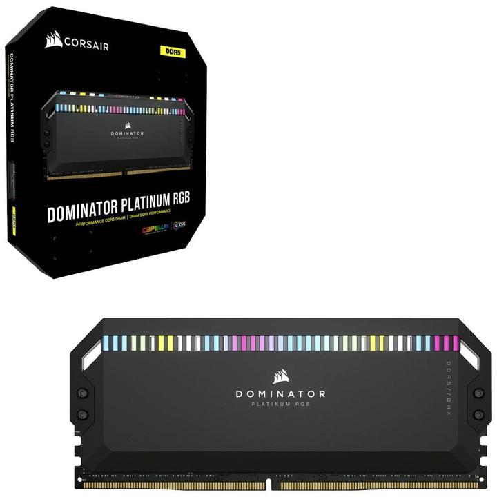 Image du produit Corsair Dominator Platinum RGB (2 x 16GB, 6000 MHz, RAM DDR5, DIMM)
