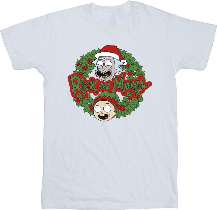 Produktbild Rick And Morty Christmas Wreath TShirt (XL)