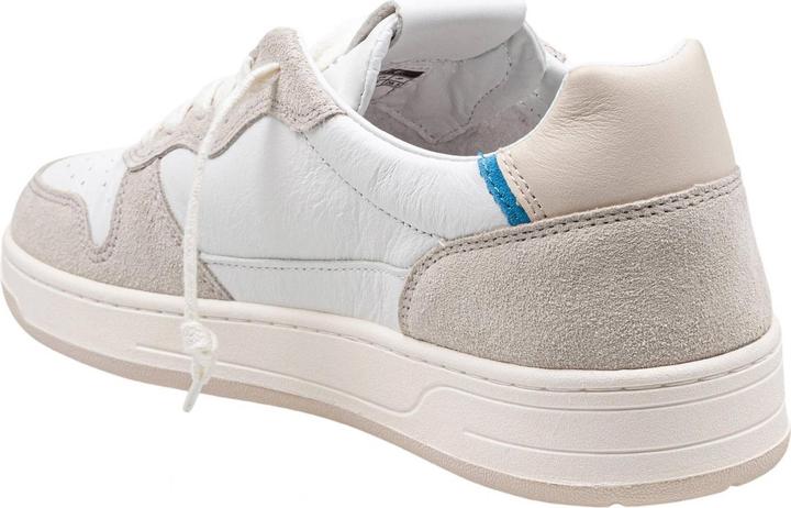 Produktbild D.a.t.e. sneakers court 2.0 in leather and suede color white and bluette (42)