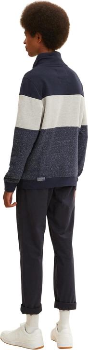 Produktbild Tom Tailor Sweatshirt Colour Blocking Pullover ohne Kapuze (M)