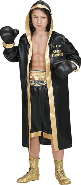 Immagine prodotto Widmann CAMPIONE DEL MONDO DI BOXER (giacca da boxe con cappuccio, pantaloncini, cintura, guantoni da (14, 15, 16)
