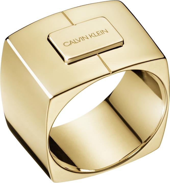 Calvin Klein Assertive Ring (56, Stahl)