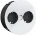 Actual product image Bachmann TWIST - 2 m - 1 AC outputs - Indoor - Metal - Plastic - White - 42.5 mm (1 x, CEE 7/3, CEE 7/5, 0.20 m)