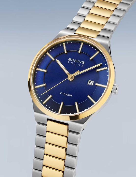 Image du produit Bering 14439-717 Montre Homme Titanium Solar 39mm 10ATM