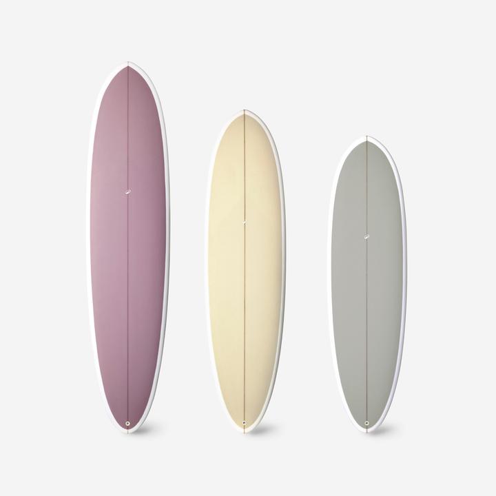 Immagine prodotto Olaian Surfboard Hybrid aus Harz 8' 62 l mit drei Finnen lila (8')
