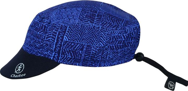 tribal print blau