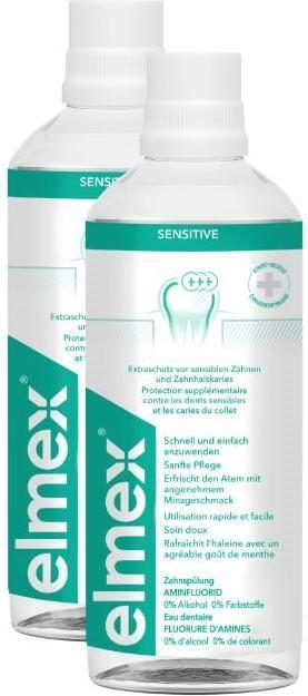 Image du produit Elmex Rince-dents Duo (800 ml, Bains de bouche)