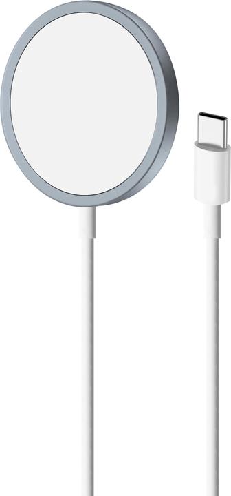 Actual product image Puro Magnetic Charging Cable USB-C Magsafe - Ładowarka bezprzewodowa indukcyjna 15W (niebieski) (15 W)