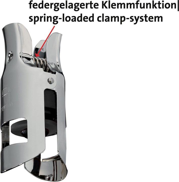 Produktbild Westmark Sektflaschenverschluss "Tappa", edelmattiert, 9x4.5x4 cm (Champagnerverschluss)