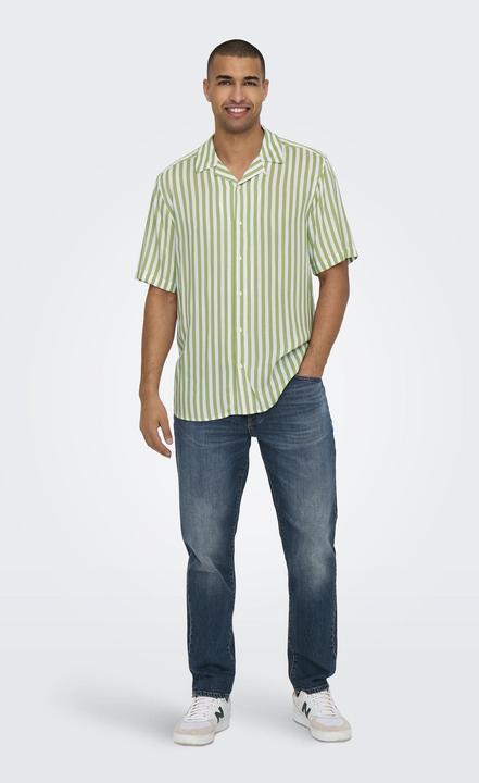 Image du produit Only & Sons Chemise rayée à manches courtes (M)