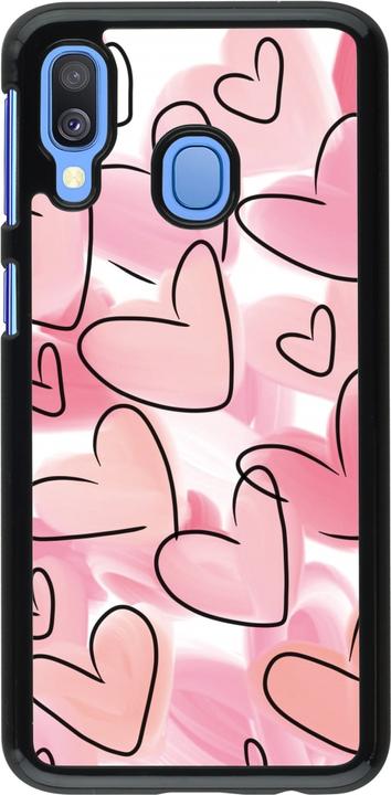 Produktbild PhoneLook Hülle Easter 2023 pink hearts (Samsung Galaxy A40)