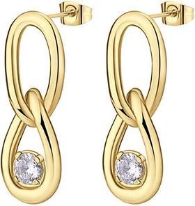 Produktbild Brosway - Timeless dangle earrings made of gold-plated steel Ribbon BBN42 (Gold-plattierte Stahl)