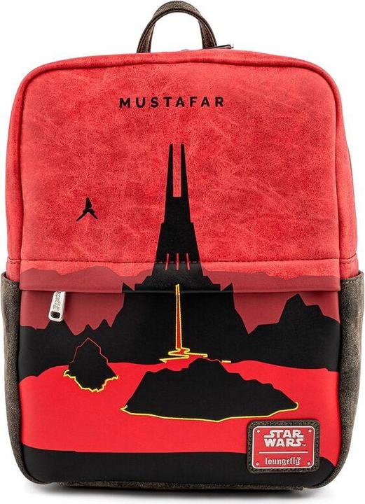 Actual product image Loungefly Star Wars Mustafar Rucksack 30cm