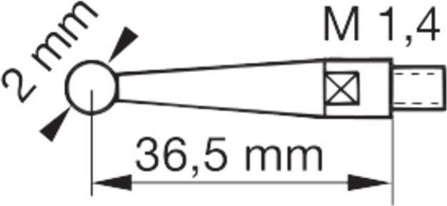 Immagine prodotto Tesa Technology Calibro a leva TAST con graduazione 0, 01 mm, diametro 28 mm in valigetta 1810007 (mm)