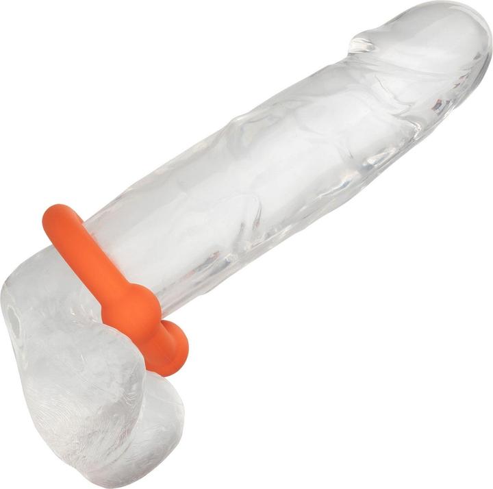 Actual product image CalExotics Alpha™ Liquid Silicone Dual Ball Ring (3.75 cm)