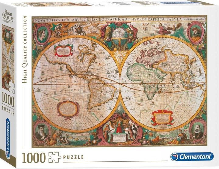 Actual product image Clementoni Puzzle Old Map g (1000 pieces)