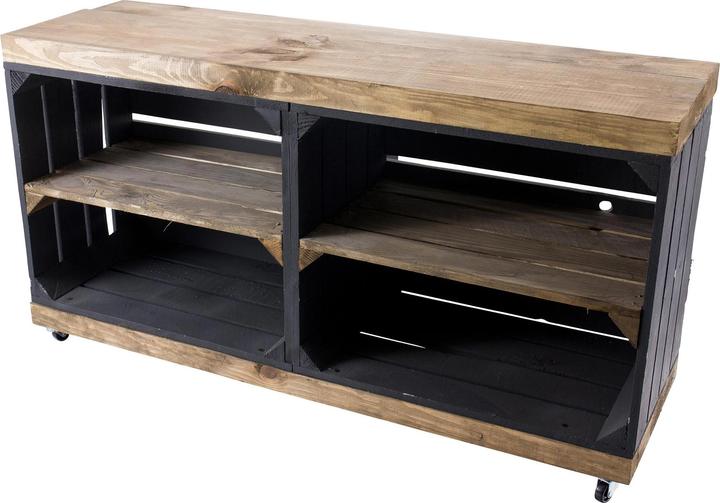 Holz Zollhaus Regal (100 x 30 x 50 cm)