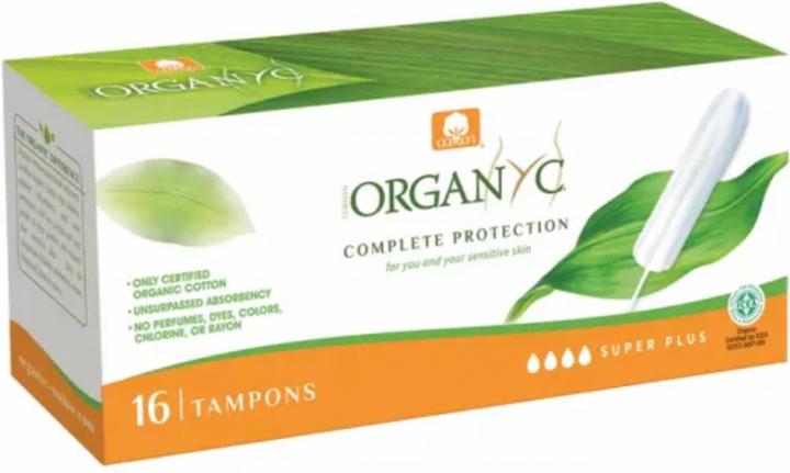 Produktbild Organyc Tampons Super Plus ohne Applikator - 100% biologische Baumwolle (16 x, Large plus)