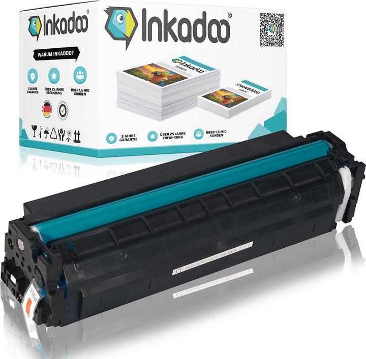 Actual product image Inkadoo Compatible toner for HP CF411X / 410X Color LaserJet Pro M 452 dn Color LaserJet Pro MFP M 477 fnw (C)