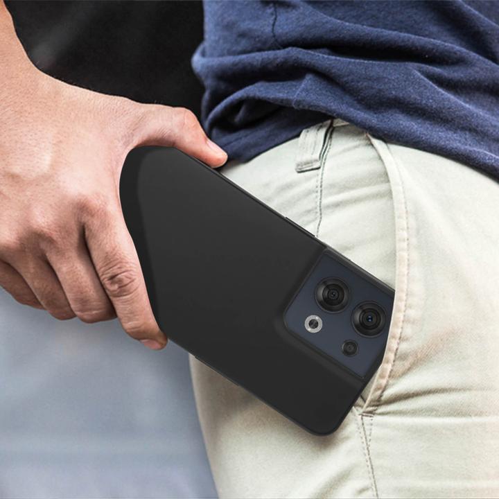 Produktbild OPPO Hard-Cover Silicon Black (Oppo Reno 8)