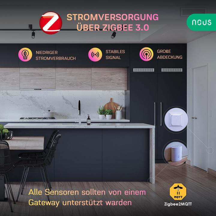 Image du produit Nous Capteur de fuite d'eau intelligent E4 ZigBee