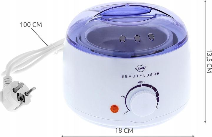 Actual product image Beautylushh Wax heater for soft and hard wax (540 ml, 1 x, 488 g)