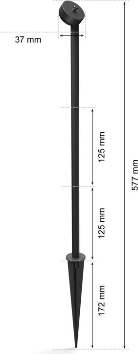 Actual product image Philips Hue Secure Camera Mount with Ground Spike (Mounting kit)
