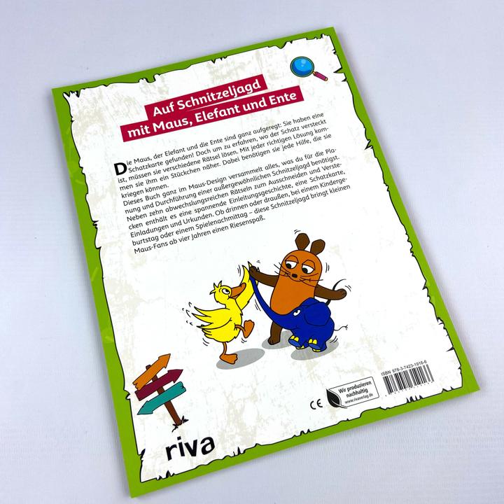 Actual product image Die Maus - Die Schnitzeljagd für deinen Kindergeburtstag (German, Riva Publishing House, 2021)