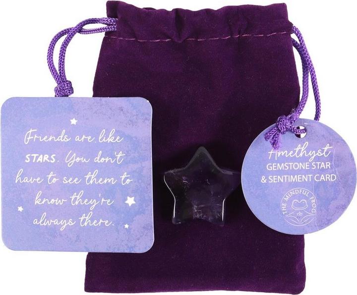 Immagine prodotto Something Different Friends Are Like Stars Ametista Cristallo Decorativo