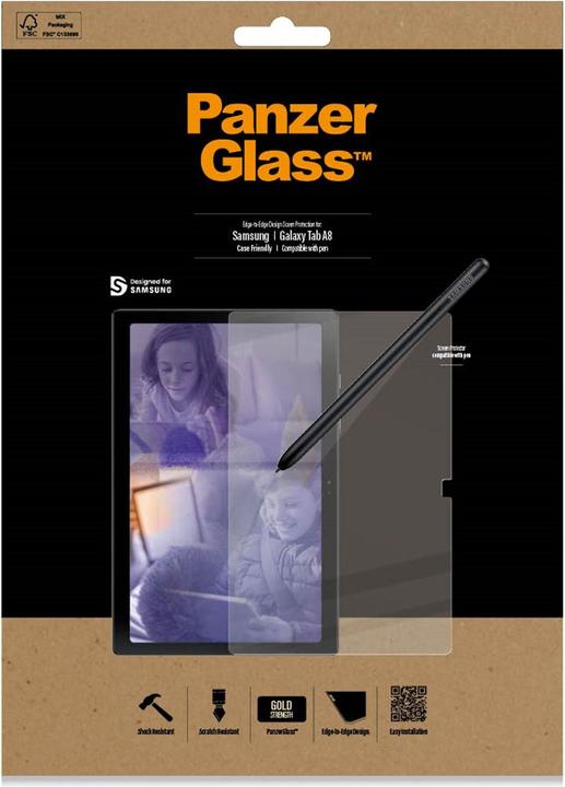 Actual product image PanzerGlass Case Friendly AB (1 Piece, Galaxy Tab A8)