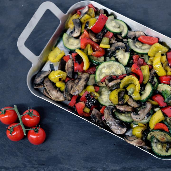Actual product image Grill & More Essentials Grill tray set of 3, stainless steel