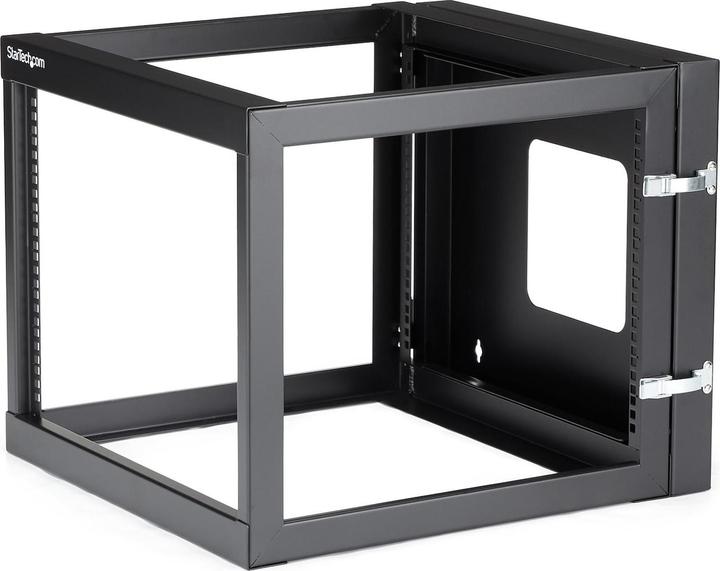 Image du produit StarTech Rack serveur ouvert 8 U 19 pouces avec charnière - profondeur 55cm (8 HE, Rack 19 pouces)