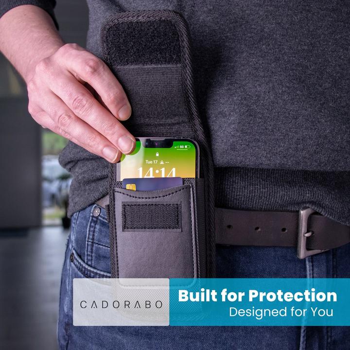 Produktbild Cadorabo Universale Schutzhülle Tasche mit Gürtelclip (Samsung Galaxy J1 Ace)