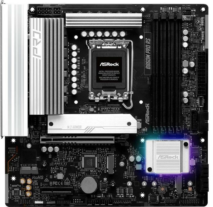 Actual product image AsRock B860M Pro RS DDR5 Intel S retail (LGA 1851, Intel B860, mATX)