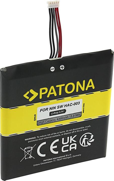 Image du produit Patona Batterie Nintendo Switch HAC-003 (Switch)