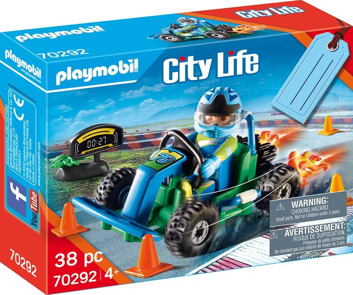 Produktbild Playmobil Geschenkset Go Kart-Rennen (70292, Playmobil City Life)