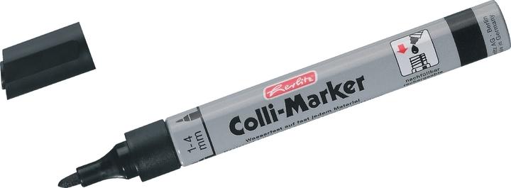 Actual product image Herlitz Collimarker" permanent marker, bullet tip, black (Grey, 4 mm, 1 x)