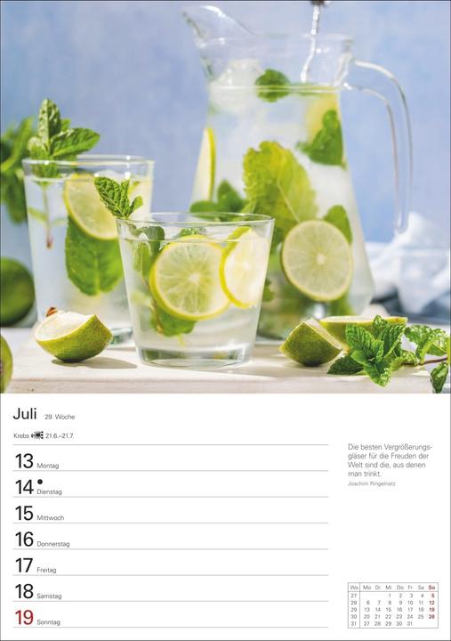 Actual product image Harenberg Küchenkalender Wochenplaner 2026 - 53 inspirierende Fotografien (German)