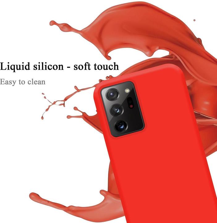 Actual product image Cadorabo TPU Liquid Silicone Case Cover (Samsung Galaxy Note 20 Ultra)