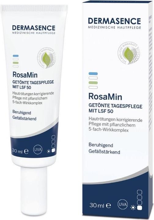 Produktbild Dermasence RosaMin getönte Tagespflege LSF50 (30 ml, Getönte Tagescreme, SPF 50)