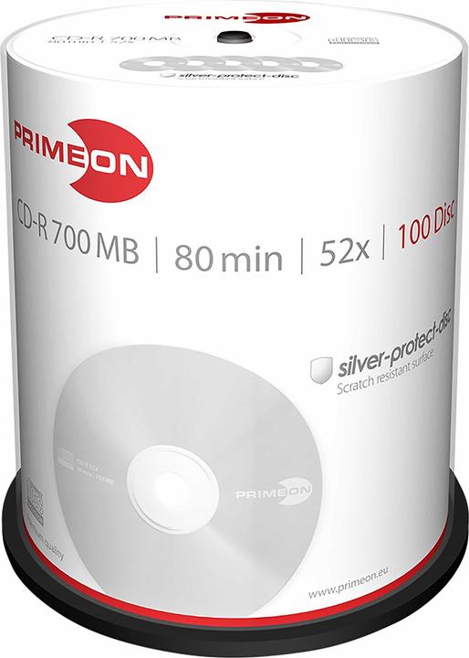 Produktbild Primeon CD-R 700MB 100er Spindel (100 x)