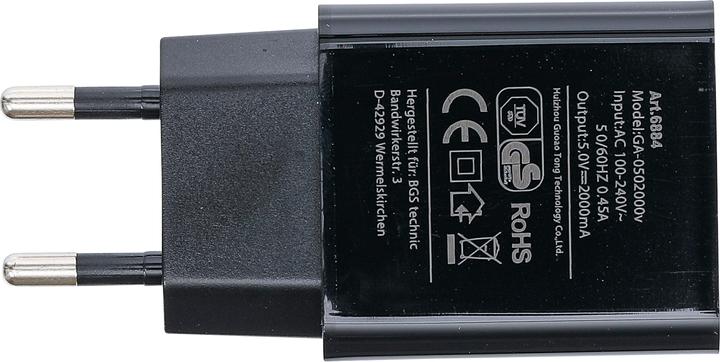 Produktbild BGS Universal USB-Ladegerät 2 A