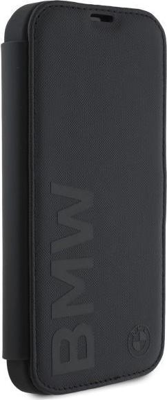 Immagine prodotto BMW BMBKP16L23RMRLK Custodia per iPhone 16 Pro 6,3" in pelle nera Signature Leather Wordmark (Apple iPhone 16 Pro)