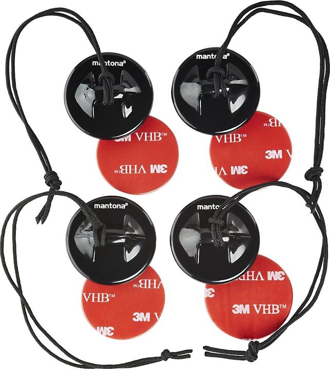 Actual product image mantona Fuse holder set 4 holders 8 pads (GoPro HERO8 Black)
