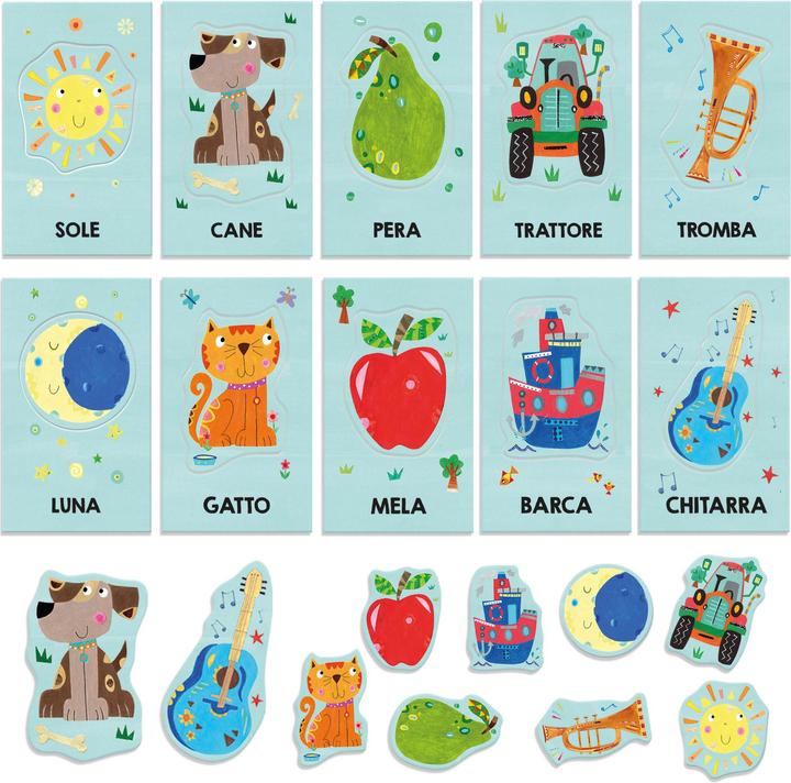 Actual product image Sombo Baby Flashcards (Italian)
